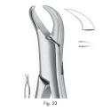 extracting forceps, american pattern - figure 23