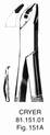 cryer extracting forceps, american pattern - figure 151a