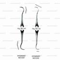 hygienist double ended scalers - fig. h6/h7