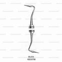 buck double ended gingivectomy knife with pointed tip