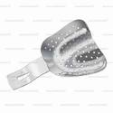 perforated impression tray for upper functional impressions