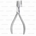 serrated flat nose pliers - fluted, 14 cm (5 1/2")