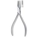 serrated flat nose pliers - fluted, 14 cm (5 1/2")