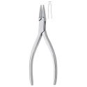 dumont flat nose pliers - broad, 11.5 cm (4 1/2")