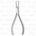 oliver band removing pliers - curved, 15 cm (6")