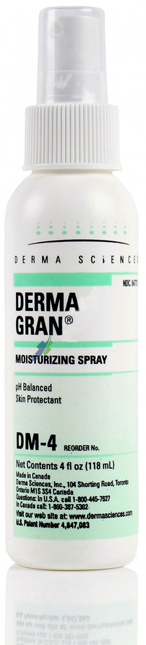 derma sciences dermagran moisturizing spray