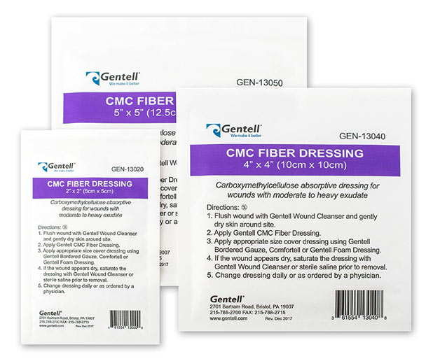 gentell cmc fiber dressing