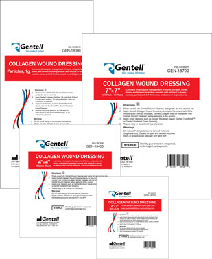 gentell collagen wound dressing