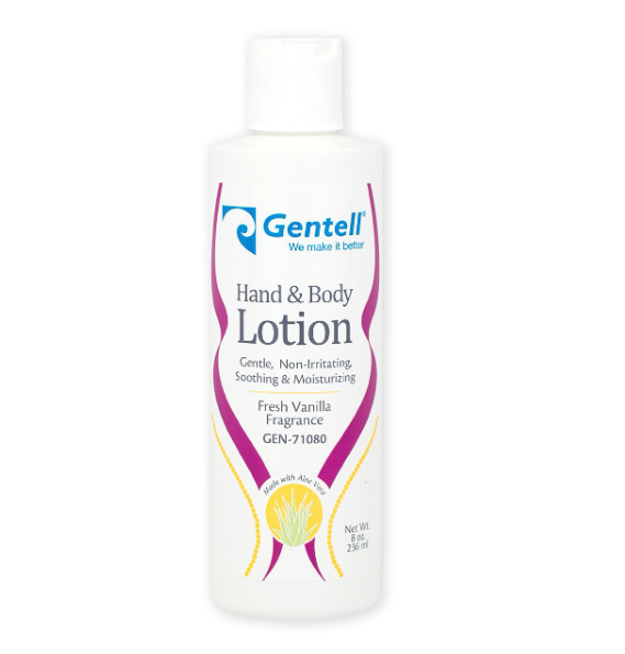 gentell hand and body lotion