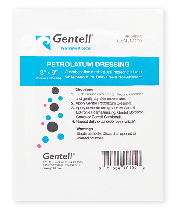 gentell petrolatum dressing
