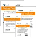 gentell waterproof non bordered foam dressings