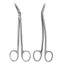 locklin operating scissors with one toothed cutting edge