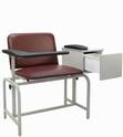 winco model 2574, 2575 xl padded blood drawing chair