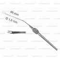 wullstein micro ear scissors with pencil handle patterns - bg, 90 mm (3 1/2"), ø 1.5 mm