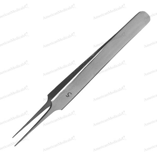 steristat sterile disposable jeweler type forceps super fine straight stainless steel