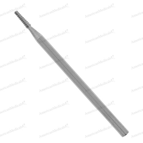 steristat sterile surgical grade stainless steel podiatry bur tapered fissure cutter