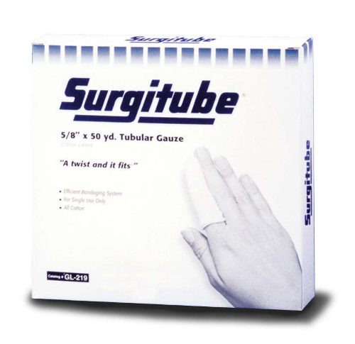 surgitube latex free tubular gauze for use with applicator by derma sciences