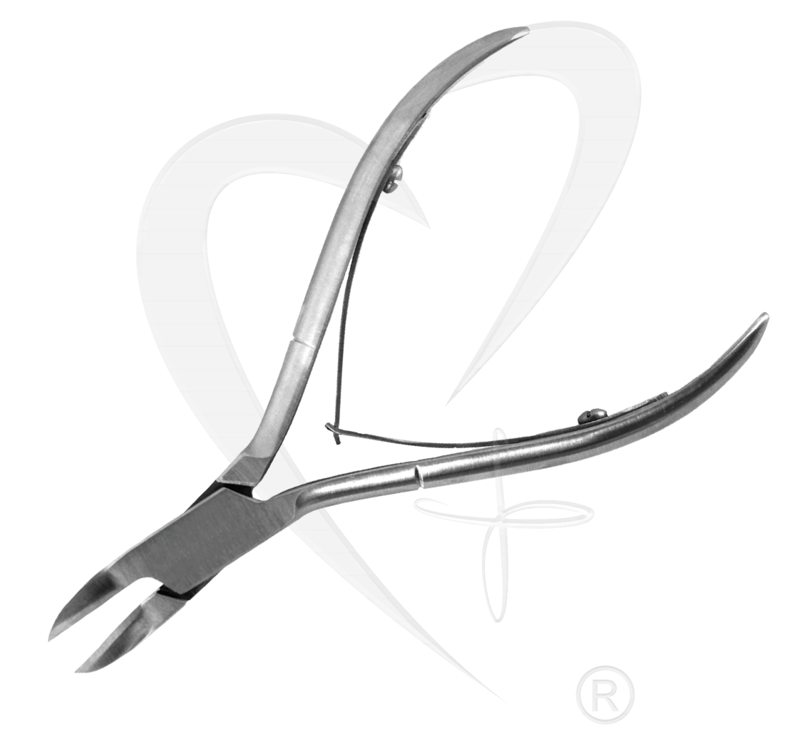 steristat sterile disposable double spring nail nipper delicate straight jaws stainless steel