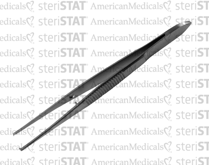 iris tissue forceps straight with teeth